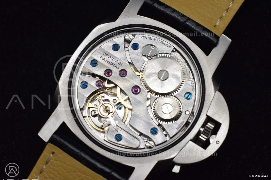 Strap H Best Edition Leather A6497 PAM217 993 XF Black Trendy 1:1 Dial on Y-Incabloc with Superlumed 0216